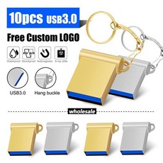 플래시 카메라 드라이브 30 스틱 방수 무료 로고 선물 로트당 10 개, 64GB, gold usb 3.0, 10개