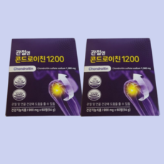  관절엔 콘드로이친1200 900mgX60정/ 2박스 60정 2개  상품 이미지