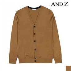 ZIOZIA 카멜브라운 베이직 V넥 가디건 BLX3EC1006