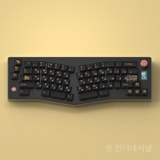 CIDOO ABM066 앨리스 기계식 키보드 블루투스 키캡 축, U. 메탈블랙베이스+검은말 키캡, G Silver pro 2.0