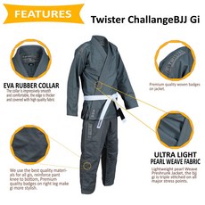 TwisterFightWear Twister Challenge 주짓수 도복 전.. 정품보장