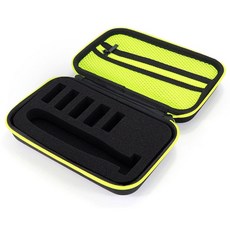 필립스 oneblade mg3750 7100 면도기 액세서리 여행용 가방 보관함 박스 케이스 파우치, 한개옵션1, Green grid