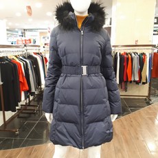 동아아울렛강북점 그린조이 여성 허리밸트 다운코트 W19WJ54W 네이비