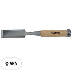스마토 목공용끌 나무자루 SM-FC19W C1092992, 6세트