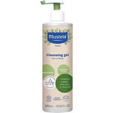 Mustela 무스텔라 서티파이드 클렌징 젤, 2개, 400ml