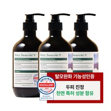 메리시콜 스칼프 리프레시 샴푸 두피 딥 클렌징 탈모 증상 완화 샴푸, 3개, 500ml - 메리메리어