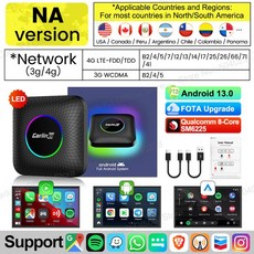 8G 128G Carlinkit CarPlay Ai 박스 LED 안드로이드 13 무선 자동 비디오 TV Qualcomm SM6225 VW 포드 기아 도요타 혼다 호환 벤츠 MG B, [01] 8GB 128GB, [02] NA Tbox Ambient