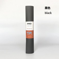 만두카 st 요가매트 프로라이트 맞춤형로고, 블랙, 1개