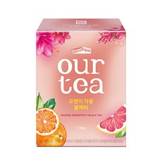 쟈뎅 아워티 오렌지 자몽 블랙티 4p, 1개