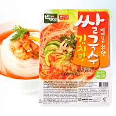  백제 쌀국수 7개 백제푸드 건면 김치맛 다이어트, 92g, 35개 