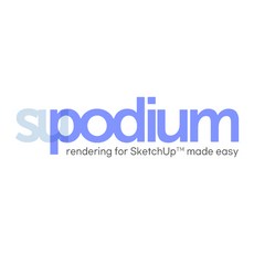 포디움 실사렌더링 / Podium 2.6 for sketchup 상업용/ 영구(ESD) 스케치업용