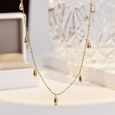 14k물방울목걸이