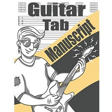 Byalex martin 기타 탭 원고 : 노트북 : Tablature 형식 120 페이지 8.5x11 가사 라인 및 코드 상자 : Ama, One Color_One Size, One Color, 상세 설명 참조0