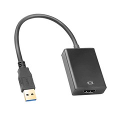 UC-CO23 USB3.0 to HDMI PC 노트북 모니터 확장기 케이블 젠더 다중 확장기 케이블, 1개