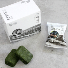 미식밥상 완도산 건조매생이 2g 30봉 동결건조 건매생이블럭, 2g x 30개