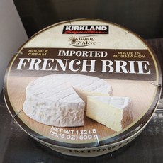 프랑스 브리 치즈 (더블크림) 600G /FRENCH BRIE/ 로르망디원유 치즈의왕 /아이스박스+아이스팩 무료, 1개