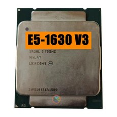 X99 제온 CPU E51630V3 SR20L 370GHz 4 코어 10M LGA20113 E51630 V3 프로세서 E5 1630V3 1630 x99 DDR4