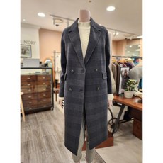 BCBG [올앤선드리] 모카CHECK RVS COAT - A3WAH804 98 [CH GRAY]