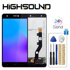 Bq aquaris x/x pro 기존 lcd 디스플레이 + 터치 스크린 디지타이저 어셈블리 bq x pro lcd 패널 tactil 용 부품 교체|휴대폰 LCD|, 1개, BLACK, 단일