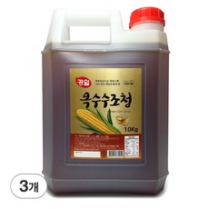 경일식품 옥수수 조청 물엿 황물엿, 3개, 10kg