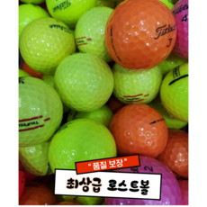  브랜드 로스트볼 A- 100알, 100개, 타이틀리스트 2피스 컬러 A- 