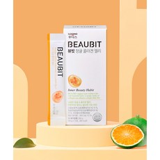 BEAUBIT 청귤 콜라겐 젤리 2박스 (총 28포/4주분), FREE