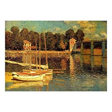 - Claude Monet - 프랑스 인상파 - Plein Expressism - Plein Air Landsca (66"x96" The Bridge of Argenteuil), 본상품, 본상품