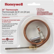Honeywell CQ100A1013 / U 사용 불가 CQ100A1013 가스로 보일러 및 온수기 용 24 인치 교체 용 열전대, 단일상품