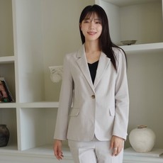 로엠 [정소민 착용] 린넨라이크 자켓(3colors)_RMJKE24R12 NC충장점 - 로엠정장