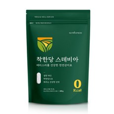 100% 자연유래 스테비아 설탕 대체 천연 감미료 NON GMO 에리스리톨 제로칼로리, 400g, 1개