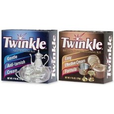 Twinkle Silver Polish Kit and Brass & Copper Cleaning Kit (Pack of 2), 1, 기타