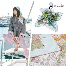 지스튜디오 소장가치GOOD 실크100 양면 스카프 마감임박!!!