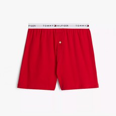 타미힐피거 남성 클래식 박서 팬티 싱글팩 Mahogany