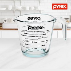파이렉스 블랙그래픽 내열유리 계량컵 500ml, 단품