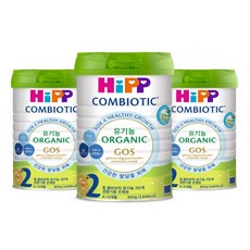 Hipp 힙 콤비오틱 유기농 2단계 800g [3개], 3개
