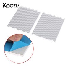 방열판 알루미늄 노트북받침 쿨러 라디에이터 고출력 LED IC 팬 전력 증폭기 방열판용, With Thermal Tape