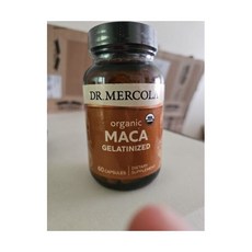 Dr Mercola Organic MACA Gelatinized 60 Capsules 721572, 1개, 60정 - 닥터머콜라