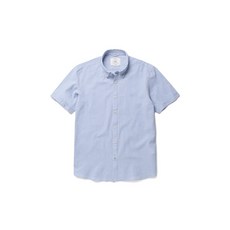 헨리코튼 남성 반팔 셔츠 코튼린넨 원사 직장인 룩 면 린넨 혼방 통기성 HSAM-2521