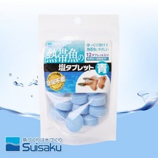 수이사쿠 구피솔트 12정 (스트레스완화 면역력증진), 75g, 1개