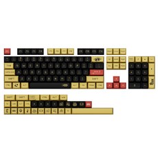 커스텀 PBT 키캡 134키캡 염색-보복 귀여운 XDA 프로필 키캡 XDA 프로필 키캡 PBT 키캡, 수제 맥주