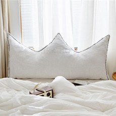 kirahosi 침대헤드쿠션 긴쿠션 대형 등받이쿠션 데일리 405호+덧신증정 AOo6e6qt, 그레이