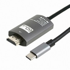 케이엘시스템 KLcom USB Type-C to HDMI 미러링 케이블 고급형 3m, 상세내용표시, 1, 선택1