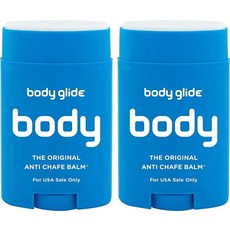 Body Glide 오리지널 쓸림 방지 밤 바디글라이드, Balm, 2.5oz - Pack of 2, 1개