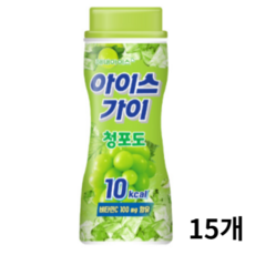 해태제과 아이스가이 청포도 15개 한박스, 200ml