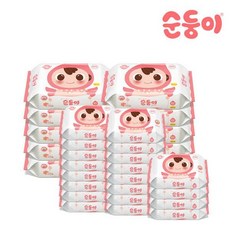 순둥이물티슈리필80매20팩