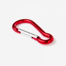 [스킨스쿠버 SKINSCUBA] 알루미늄 캐러비너 (6cm) 캐러비너, 노랑
