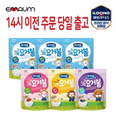 일동후디스 아이얌 그릭요거볼 6개 혼합, 플레인3 + 딸기1 + 블루베리1 + 바나나1, 1세트, 20g