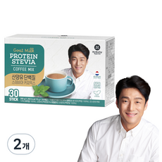 맥널티커피 산양유 단백질 프로틴 스테비아 커피믹스, 10g, 30개입, 2개