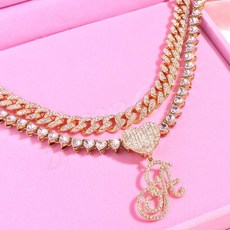 필기체이니셜목걸이