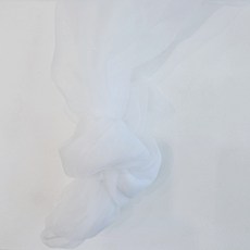 CRT 004 크리스탈 고밀도 오간자 노방 원단 오간디 패브릭 한복 천, 1개, 화이트
